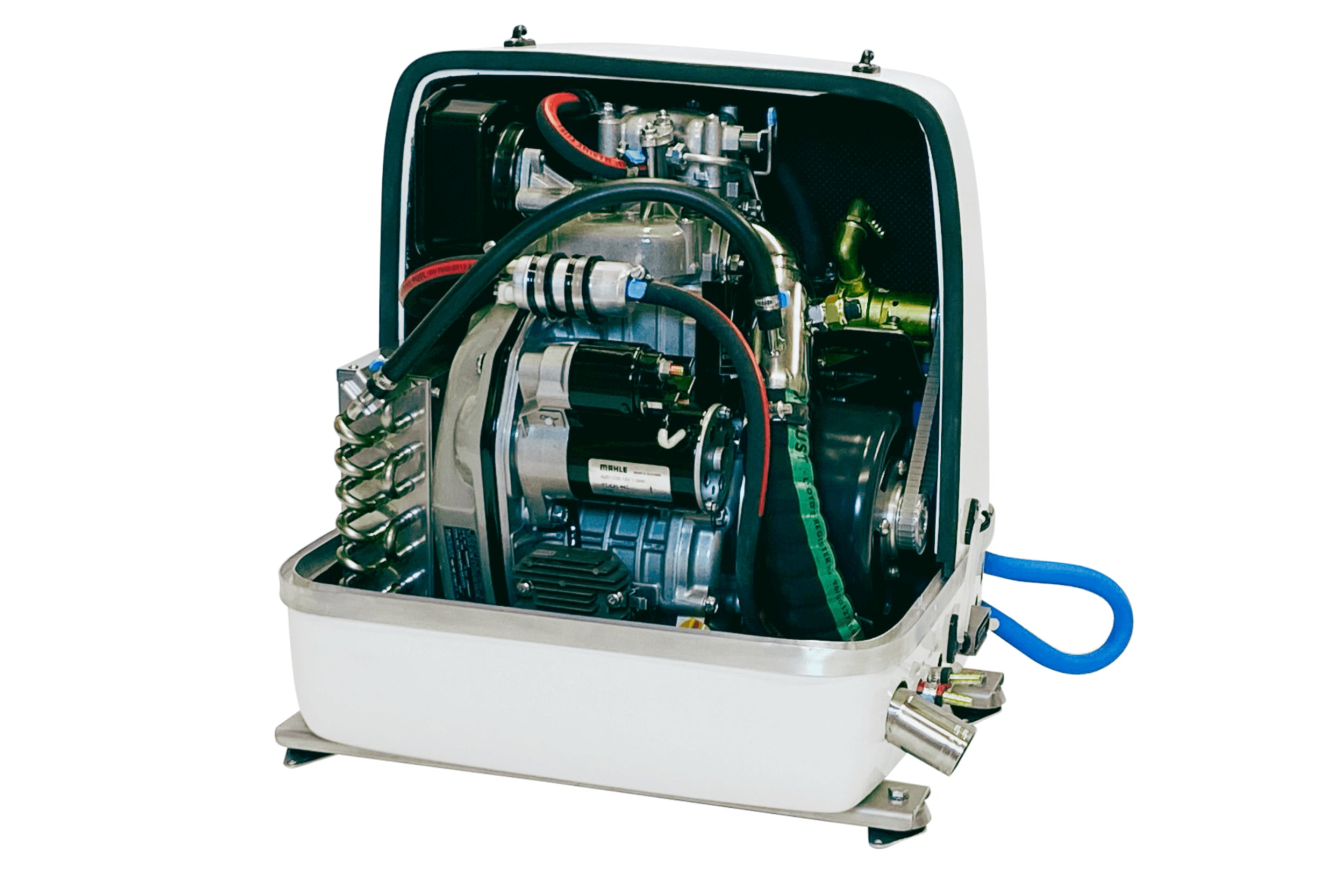 Paguro 4 Mini Y marine generator open
