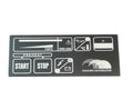 Control Panel Sticker