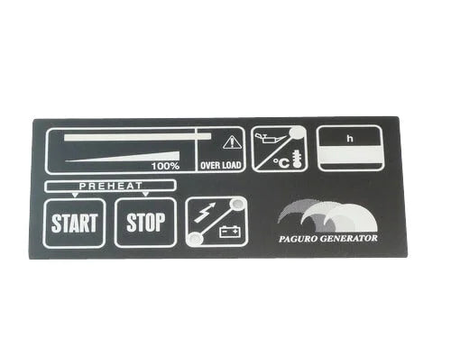 Control Panel Sticker
