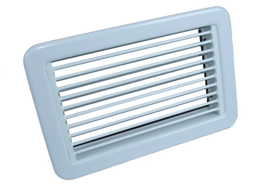 White Plastic Supply Grilles